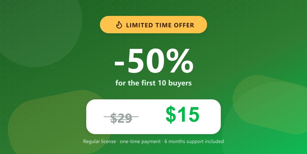 Limited time offer